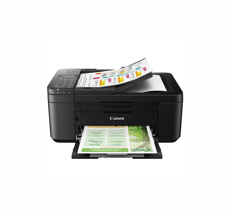 Canon PIXMA TR4720 4800 x 1200 dpi 8.4 ipm USB, Ethernet, Wi-Fi Automatic Duplex Printing Desktop Color InkJet All-in-One Printer - 5074C002