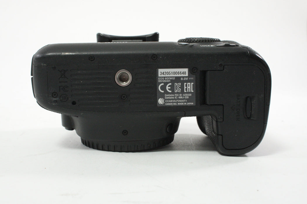 Canon 6D DSLR Camera Body with Shutter Count of 124,975