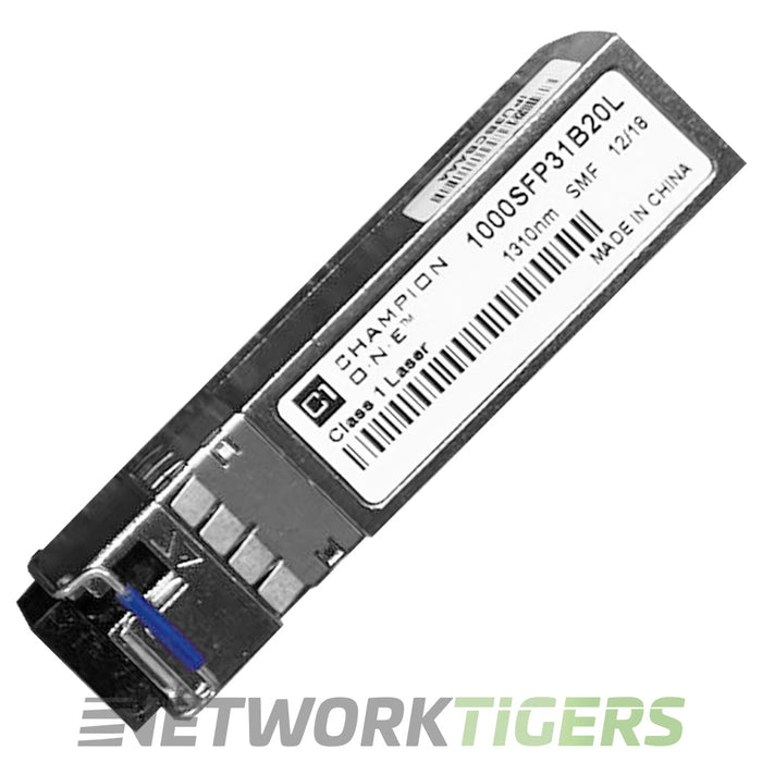 Champion 1000SFP31B20L 1 Gigabit 1310nm SMF Single Strand Transceiver SFP