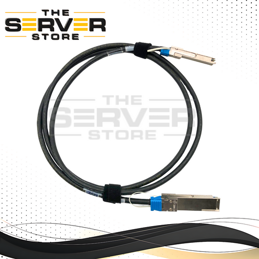Cinch 2 Meter (6.6ft) QDR 10Gb/s QSFP+ to QSFP+ Passive Direct Attach Copper (DAC) InfiniBand Cable. P/N: 7179901013, 7170400042.