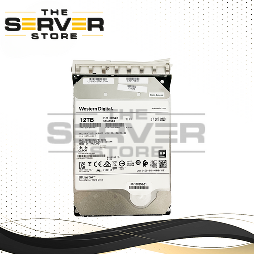 Cisco 12TB SATA 6G 7.2K RPM 3.5" HDD WD DC HC520 HUH721212ALE600 UCS-HD12T7KL6GN
