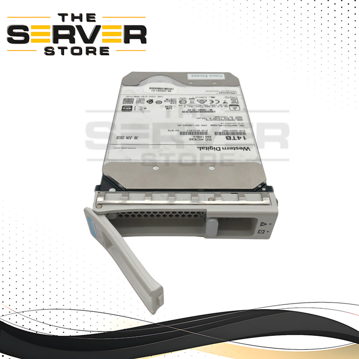 Cisco 14TB SAS 12G 4Kn 7.2K LFF 3.5" HDD WD HC530 WUH721414AL4200 58-100281-01