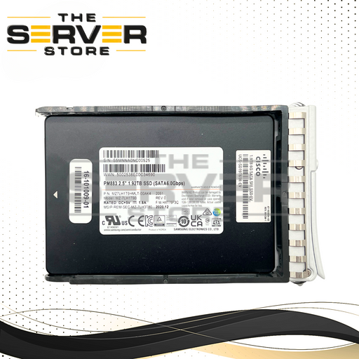 Cisco 1.92TB SATA 6G RI SSF 2.5" SSD Samsung PM883 16-101009-01 UCS-SD19T61X-EV