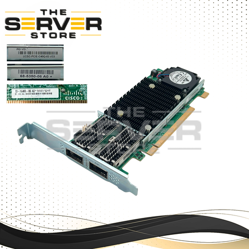 Cisco 2 Port 40GB QSFP 1385 Virtual Interface Card 73-16469-06 UCSC-PCIE-C40Q-03