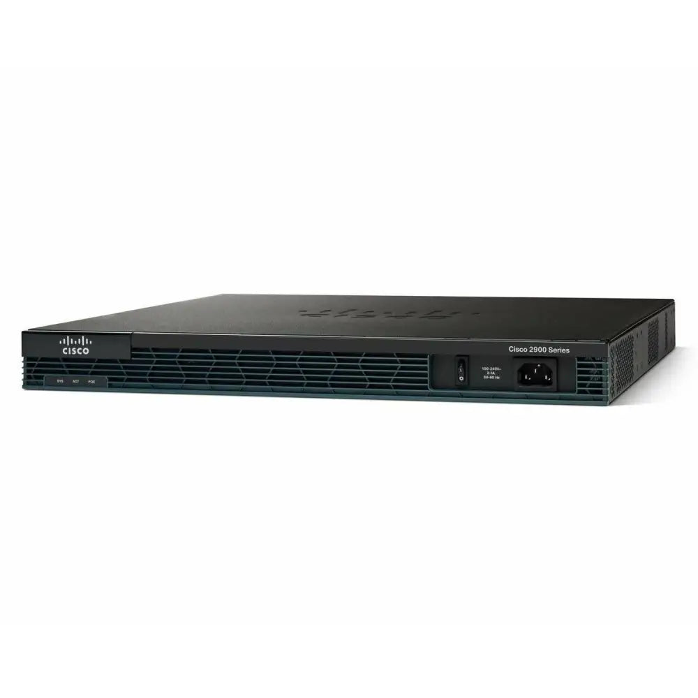 Cisco 2901 Integrated Services Router CISCO2901/K9 2-Port GE 512MB DRAM - Refurbished