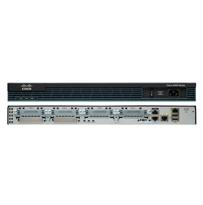 Cisco 2901-Sec/K9 Router W/ 2 Onboard 1GbE Router | CISCO2901-SEC/K9