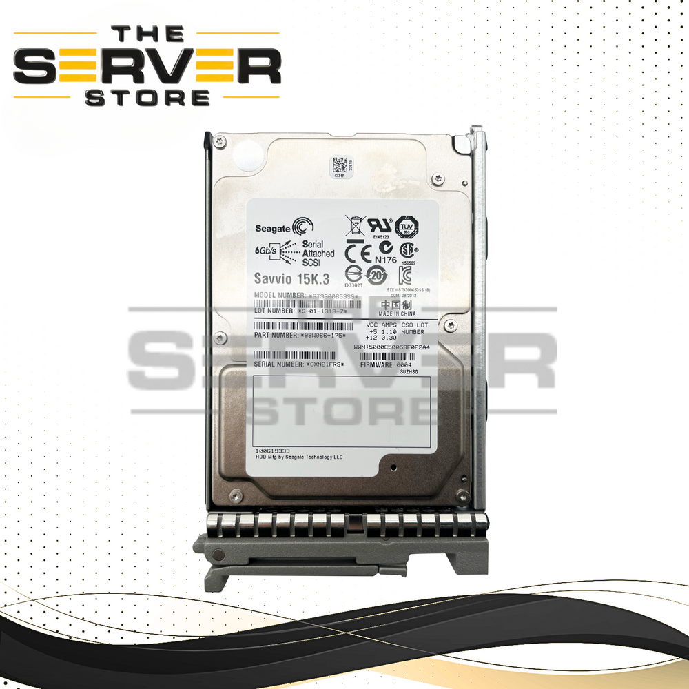 Cisco 300GB SAS 6G 15K RPM SFF 2.5'' HDD Seagate UCS-HDD300GI2F105 ST9300653SS