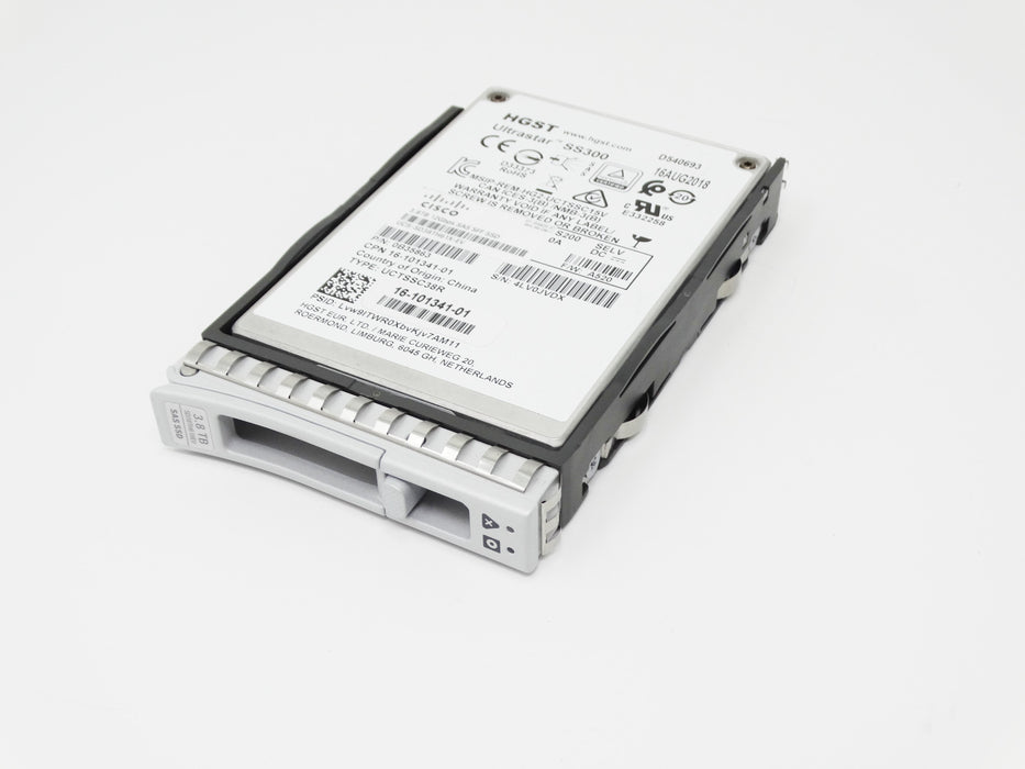 Cisco 3.84TB SAS 12G 2.5" SSD HGST Ultrastar SS300 16-101341-01 UCS-SD38TH61X-EV