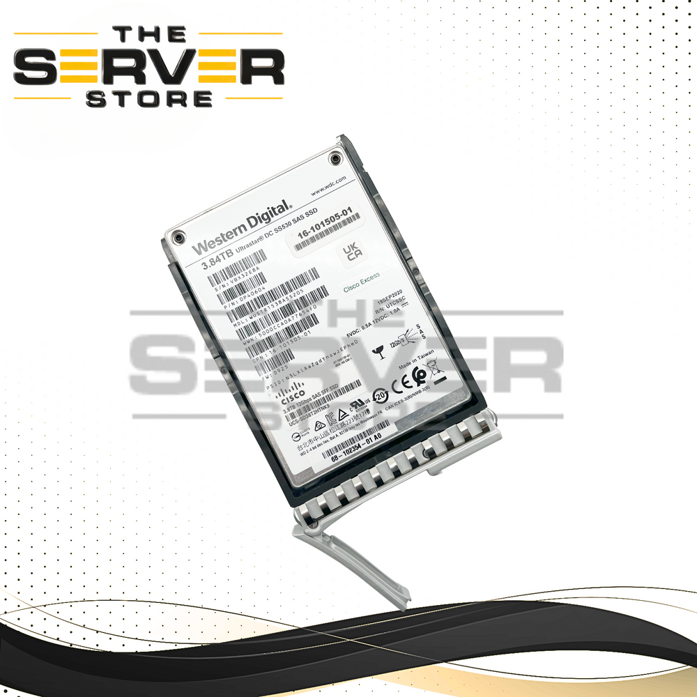 Cisco 3.84TB SAS 12G SFF 2.5" SSD WUSTR1538ASS205 0P40604 UCS-SD38T2HTNK9