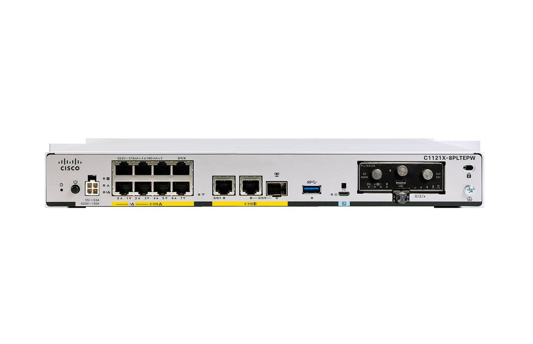 Cisco 8-Ports 1GbE WAN ports Wi-Fi Integrated Services Router - C1131-8P