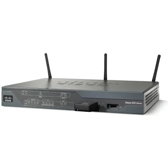 Cisco 881W 4-Port Wireless N Router CISCO881W-GN-A-K9 802.11n - Refurbished