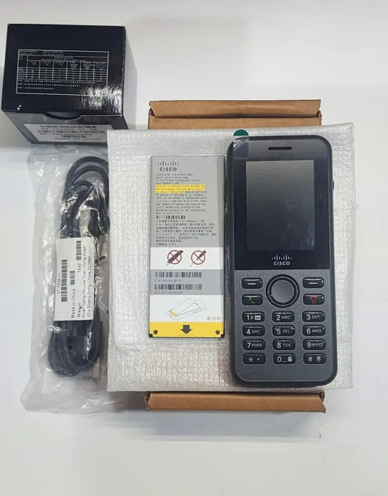 Cisco 8821 Wireless IP Phone Bundle CP-8821-K9-BUN | WiFi, Bluetooth, Ruggedized - Refurbished