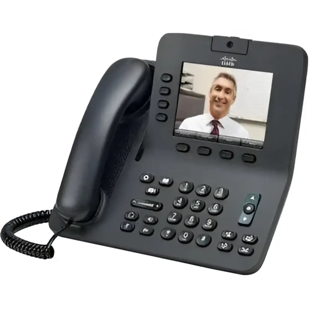 Cisco 8945 Unified IP Video Phone CP-8945-K9 4-Line PoE Gigabit - Refurbished