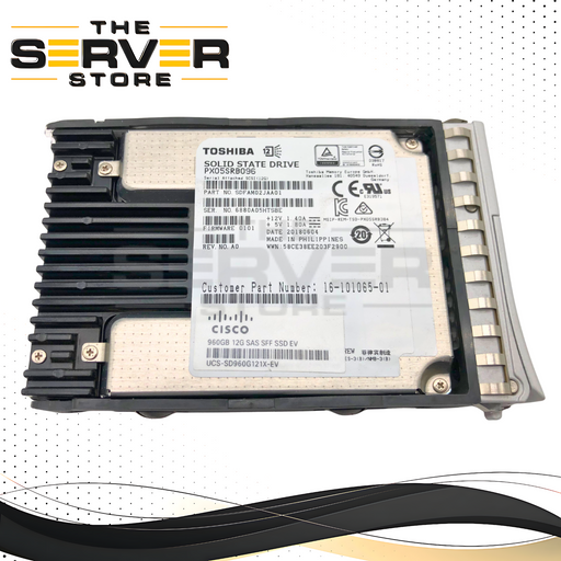 Cisco 960GB SAS 12Gbps MLC 2.5" SSD Toshiba Enterprise PX05SRB UCS-SD960G121X-EV