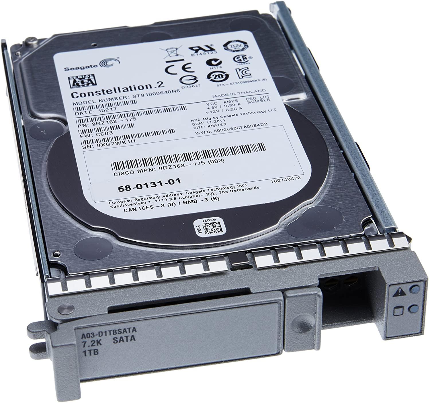 A03-D1TBSATA — Cisco 1TB 7.2k SATA 6Gbps Hard Drive