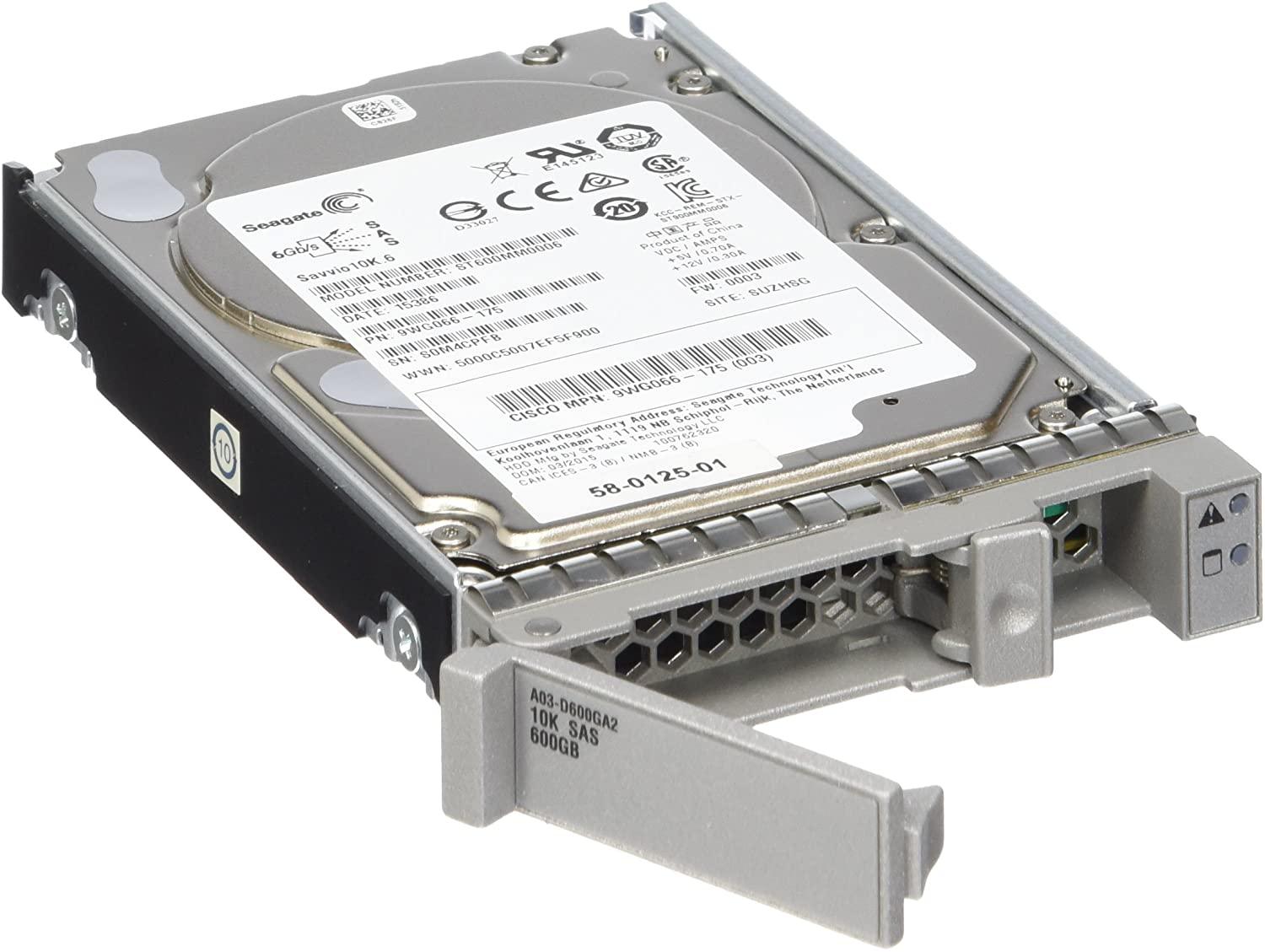 A03-D600GA2 — Cisco 600Gb 10k rpm SAS 2.5" 6Gbps Hard Drive