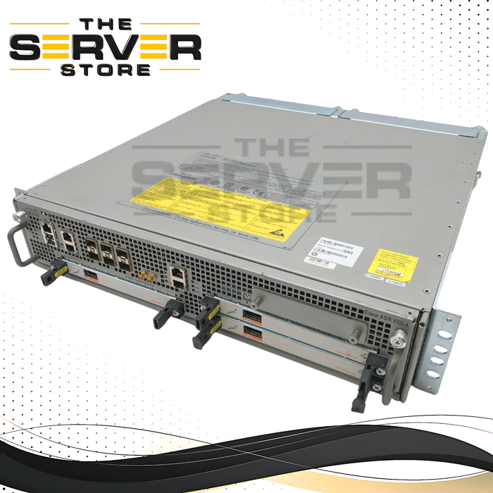 Cisco ASR 1002-X Aggregation Services Router. 2RU Chassis. Integrated 6-Port Gigabit Ethernet SFP. Includes 3x SPA-1X10GE-L-V2 (1-Port 10GE SFP+ SPAs). P/N: ASR1002-X.