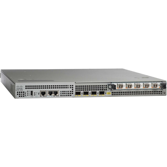Cisco ASR1001 Router, 4 Built-In GE Ports, Dual Power Supplies