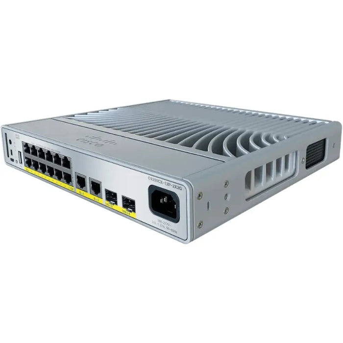 Cisco C9200CX-12P-2X2G-E Catalyst 9200CX 12-Port PoE+ Compact Switch 10G Uplinks Network Essentials - Refurbished