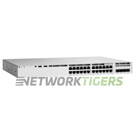 Cisco C9200L-24T-4X-A Catalyst 9200L 24x 1GB RJ45 4x 10GB SFP+ Switch