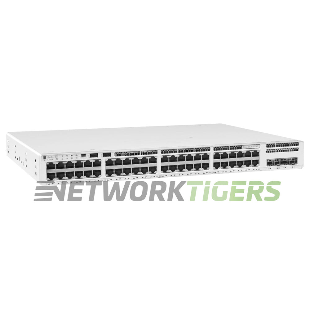 Cisco C9200L-48T-4G-E Catalyst 9200L Series 48x 1GB RJ45 4x 1GB SFP Switch