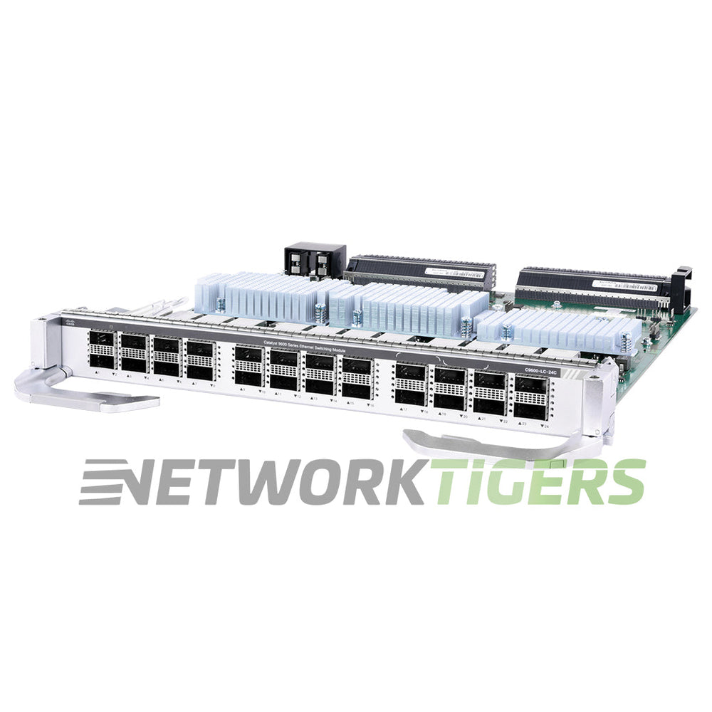 Cisco C9600-LC-24C C9600 24x 40GB QSFP+/12x 100GB QSPF28 Switch Line Card