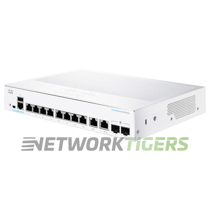 Cisco CBS250-8T-D-NA Business 250 Smart Series 8x 1GB RJ45 Switch