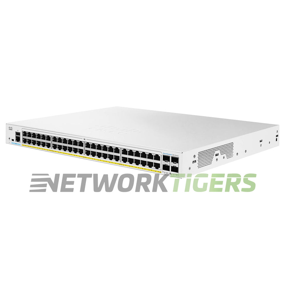Cisco CBS350-48FP-4X-NA Business 350 48x 1GB PoE+ RJ45 4x 10GB SFP+ Switch
