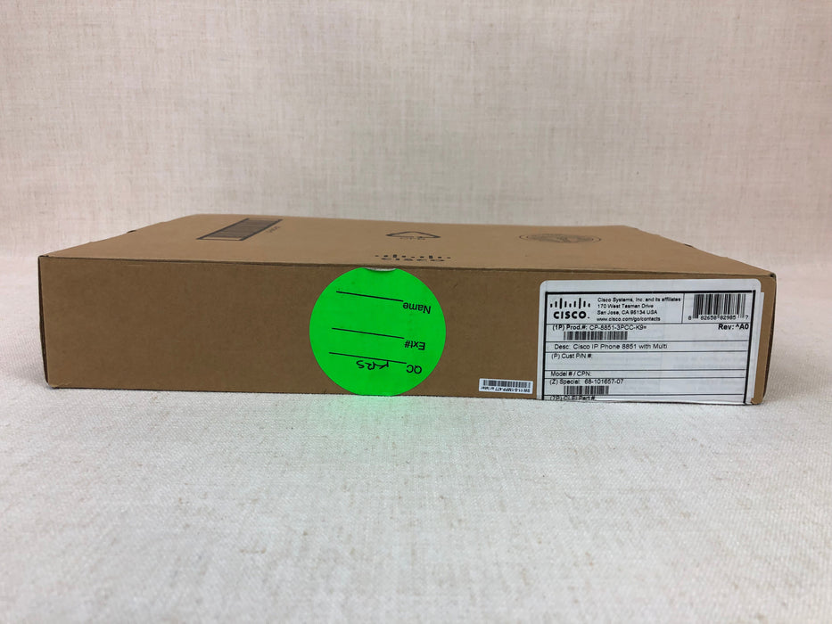 Cisco CP-8851-3PCC-K9= IP Office Phone Set | Open Box