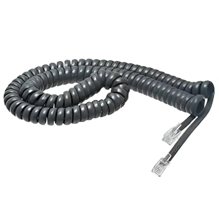 Cisco CP-CORD= Handset Curly Cord 12ft Grey RJ-9 for 7800 7900 8800 Series - New