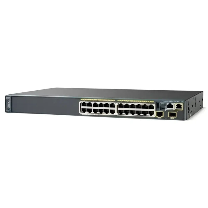 Cisco Catalyst 2960S 24-Port PoE+ Gigabit Switch 2x 10G SFP+ WS-C2960S-24PD-L - Refurbished