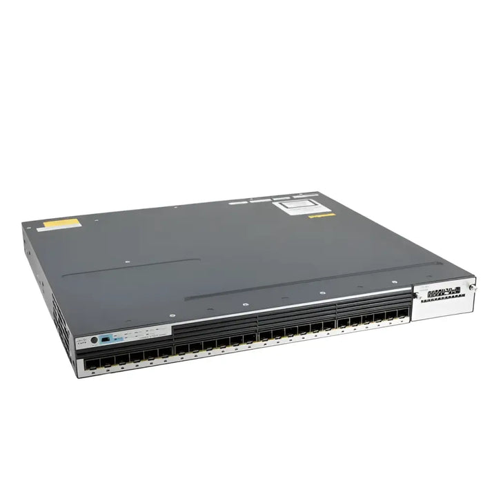 Cisco Catalyst 3750X 24-Port GE SFP Layer 3 Switch WS-C3750X-24S-S IP Base - Refurbished