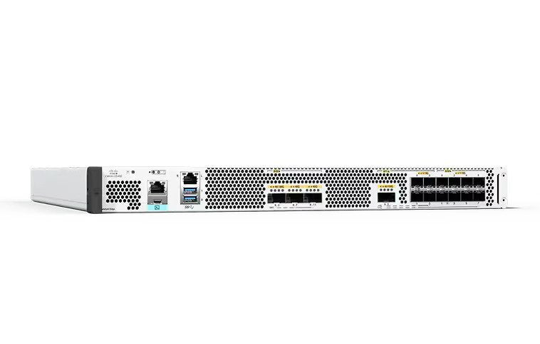 Cisco Catalyst 8500 Series 12-Ports 10GBASE-X SFP+ and 2-Ports QSFP+ Layer 3 Rack-mountable Managed Edge Platforms Network Switch with 2-Ports QSFP28 - C8500-12X4QC