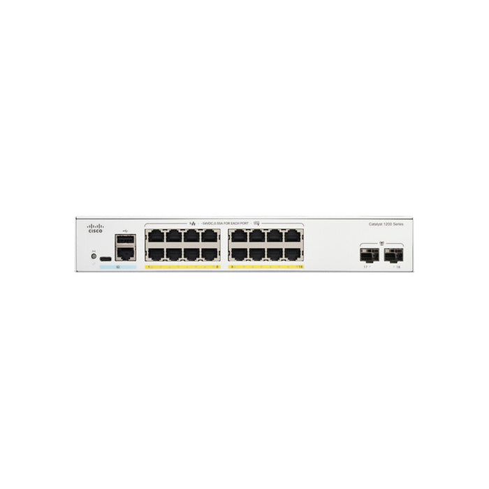 Cisco Catalyst C1200-16P-2G PoE Managed Switch