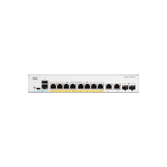 Cisco Catalyst C1200-8FP-2G Full PoE Managed Switch