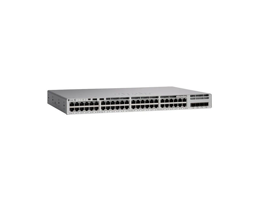 Cisco Catalyst C9200L-48P-4X-E 48-Port PoE+ Switch with 4x10G SFP+ Uplinks, Network Essentials