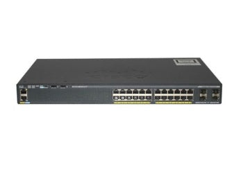 Cisco Catalyst WS-C2960X-24PS-L 24-Port Gigabit PoE+ Switch 370W PoE 4x SFP LAN Base - Refurbished/Tested