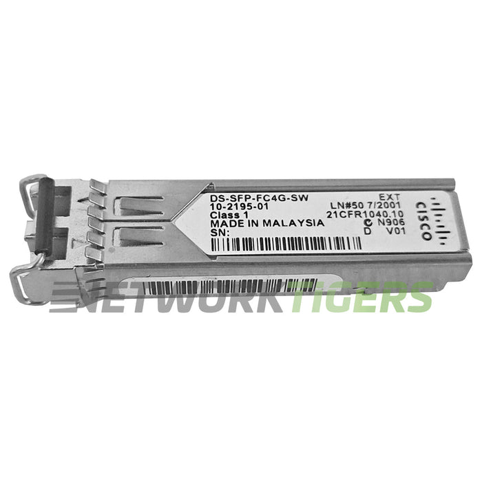 Cisco DS-SFP-FC4G-SW 4GB Fibre Channel 850nm 150m LC SFP Transceiver