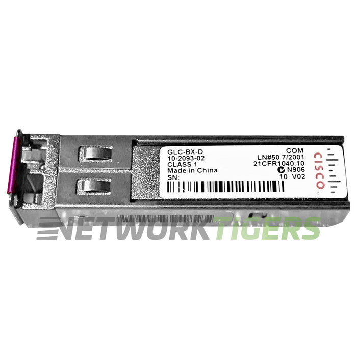 Cisco GLC-BX-D 1000BASE-BX10 1490 nm SMF SFP Transceiver Module