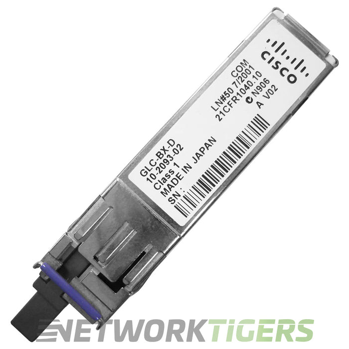 Cisco GLC-BX-D 1000BASE-BX10 1490 nm SMF SFP Transceiver Module