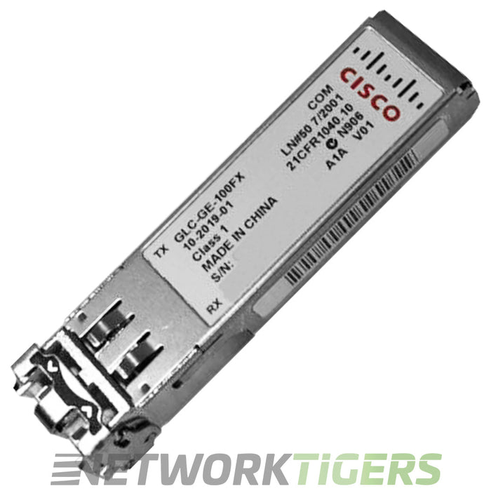Cisco GLC-GE-100FX-RGD 100Mbps BASE-FX MMF LC SFP Transceiver