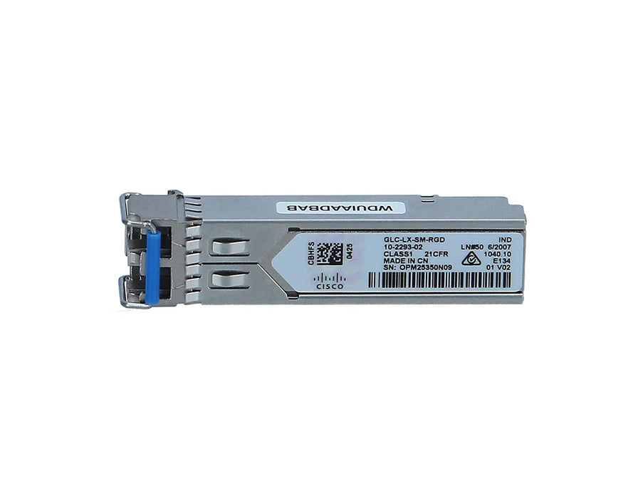Cisco GLC-LX-SM-RGD 1000BASE-LX/LH Rugged SFP Transceiver – 10km, DOM