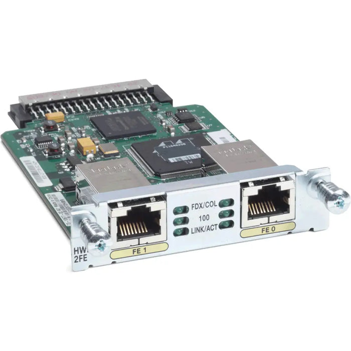 Cisco HWIC-2FE 2-Port Fast Ethernet High-Speed WAN Interface Card - Refurbished