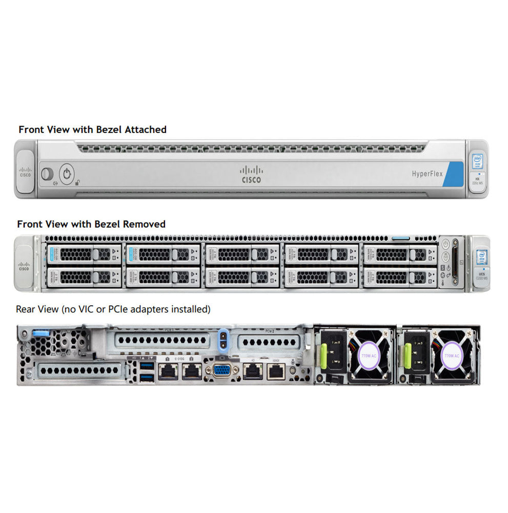 Cisco HyperFlex HX220c M5 Rack Server CTO