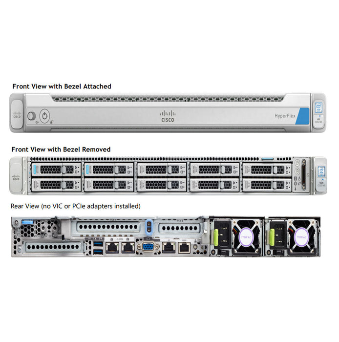 Cisco HyperFlex HX220c M5 Rack Server Chassis
