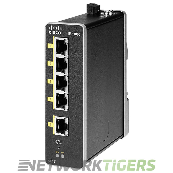 Cisco IE-1000-4T1T-LM IE 1000 Series 5x Fast Ethernet RJ45 Switch