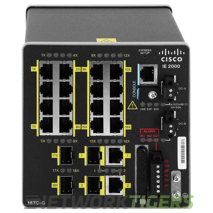 Cisco IE-2000-16TC-G-L 16x FE RJ45 2x 1GB Combo 2x FE SFP Switch
