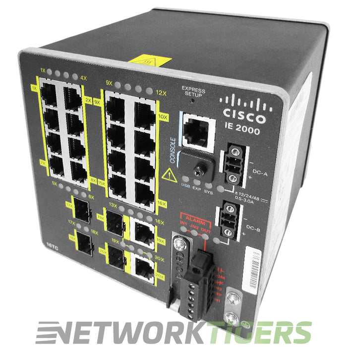 Cisco IE-2000-16TC-L 16x FE RJ45 2x FE Combo 2x FE SFP Switch