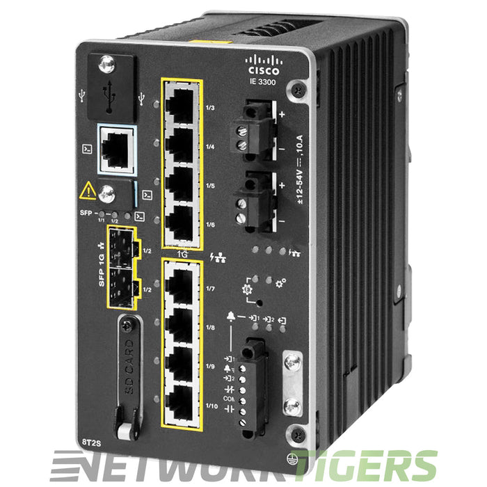 Cisco IE-3300-8T2S-E IE3300 Rugged 8x 1GB RJ45 2x 1GB SFP Switch