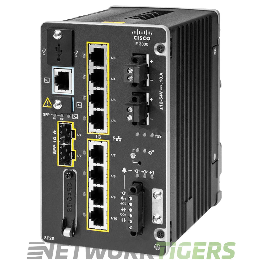 Cisco IE-3300-8T2S-E IE3300 Rugged 8x 1GB RJ45 2x 1GB SFP Switch